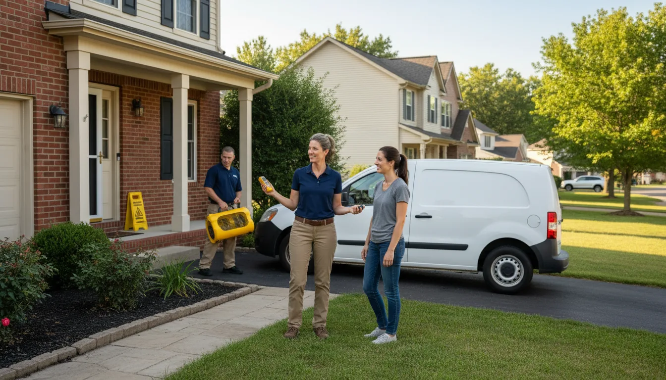 Water restoration image for Home Water Damage Repair in Pleasant Shade, TN